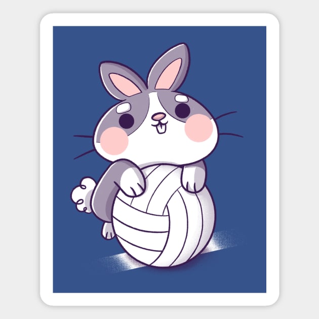 Volley Bunny Magnet by TaylorRoss1